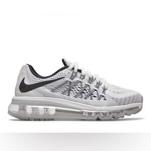 Women’s NIKE AIR MAX 2015 white/black sneakers- Size 7
